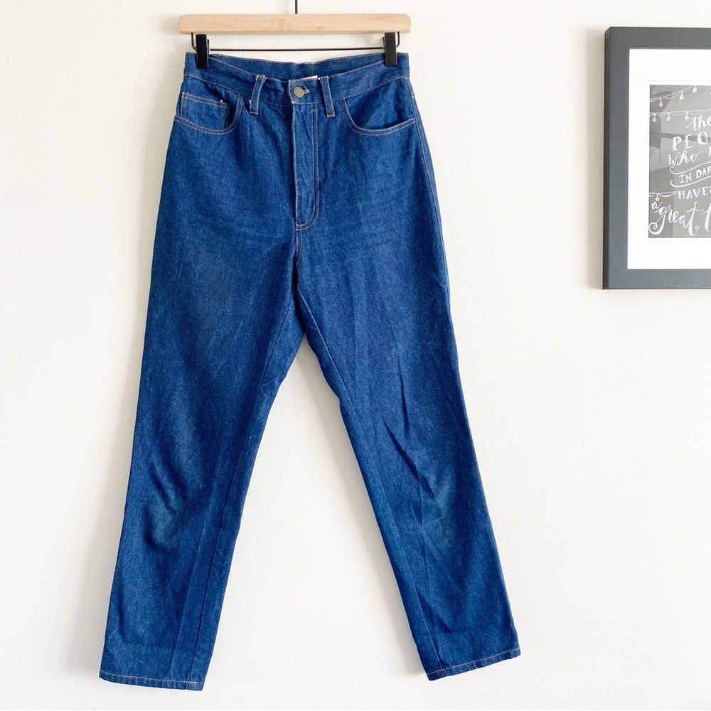 Lykke Wullf Dark Wash High Waist Jeans Size Small